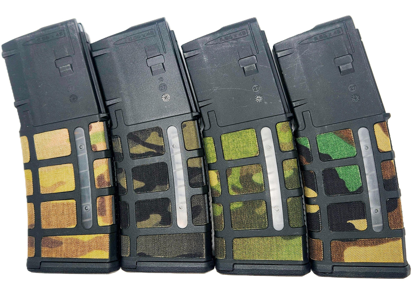4 Pack Combo Magpul PMag Camo Kit for magazines with Windows